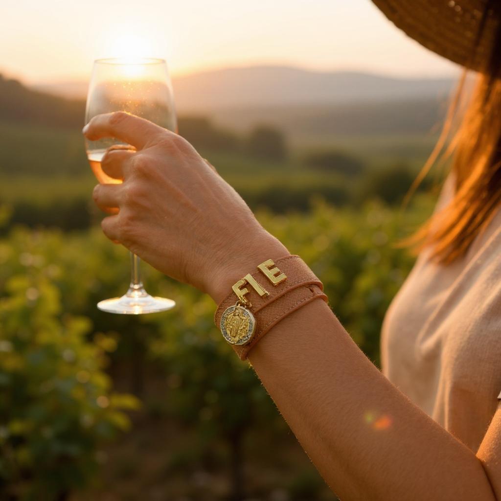 Brazalete de Cuero Ajustable con Palabras Inspiradoras y Dijes en Acero Inoxidable – Hecho a Mano para Mujer