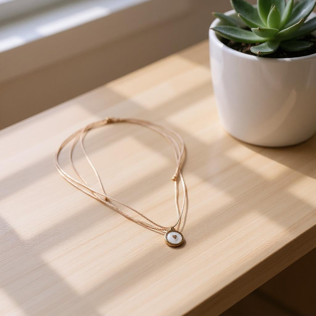 Collar Ajustable con Dije de Acero Inoxidable – Elegancia Artesanal para Cada Día - Collar de mujer