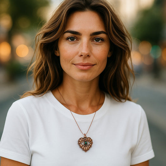 Collar Ajustable con Dije de Acero Inoxidable – Elegancia Artesanal para Cada Día - Collar de mujer